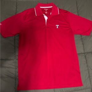 Antigua Texas Rangers embroidered polo